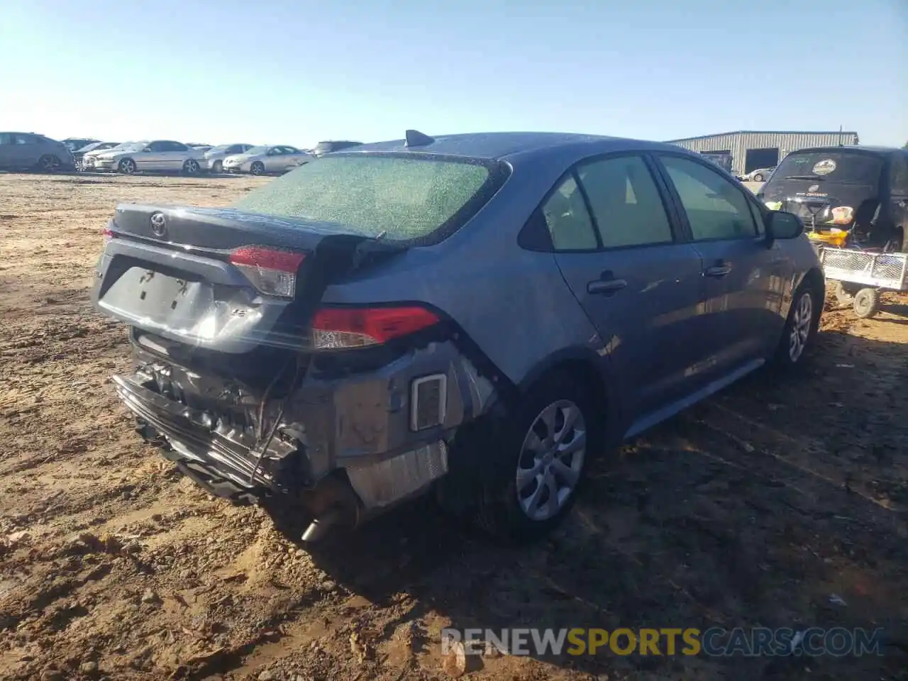 4 Photograph of a damaged car JTDEPRAE6LJ032191 TOYOTA COROLLA 2020