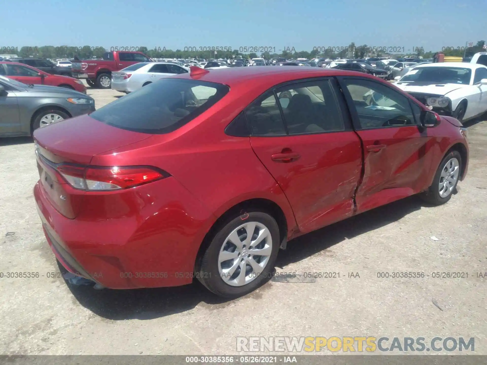 4 Photograph of a damaged car JTDEPRAE6LJ032417 TOYOTA COROLLA 2020