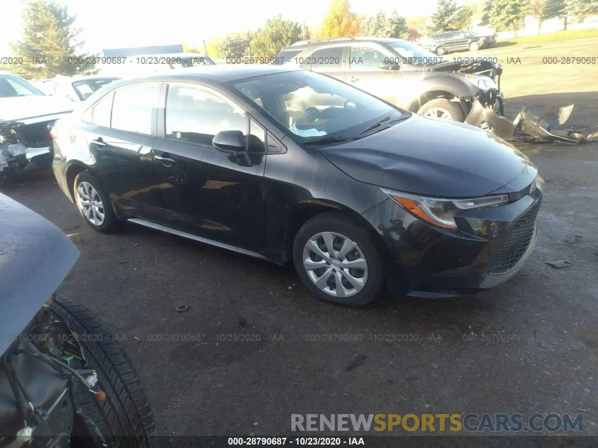 1 Photograph of a damaged car JTDEPRAE6LJ032787 TOYOTA COROLLA 2020