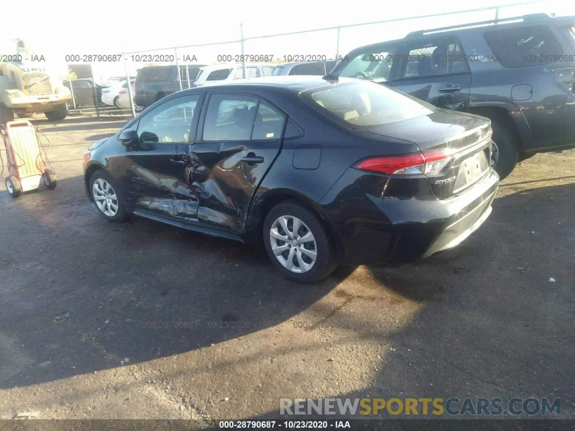 3 Photograph of a damaged car JTDEPRAE6LJ032787 TOYOTA COROLLA 2020