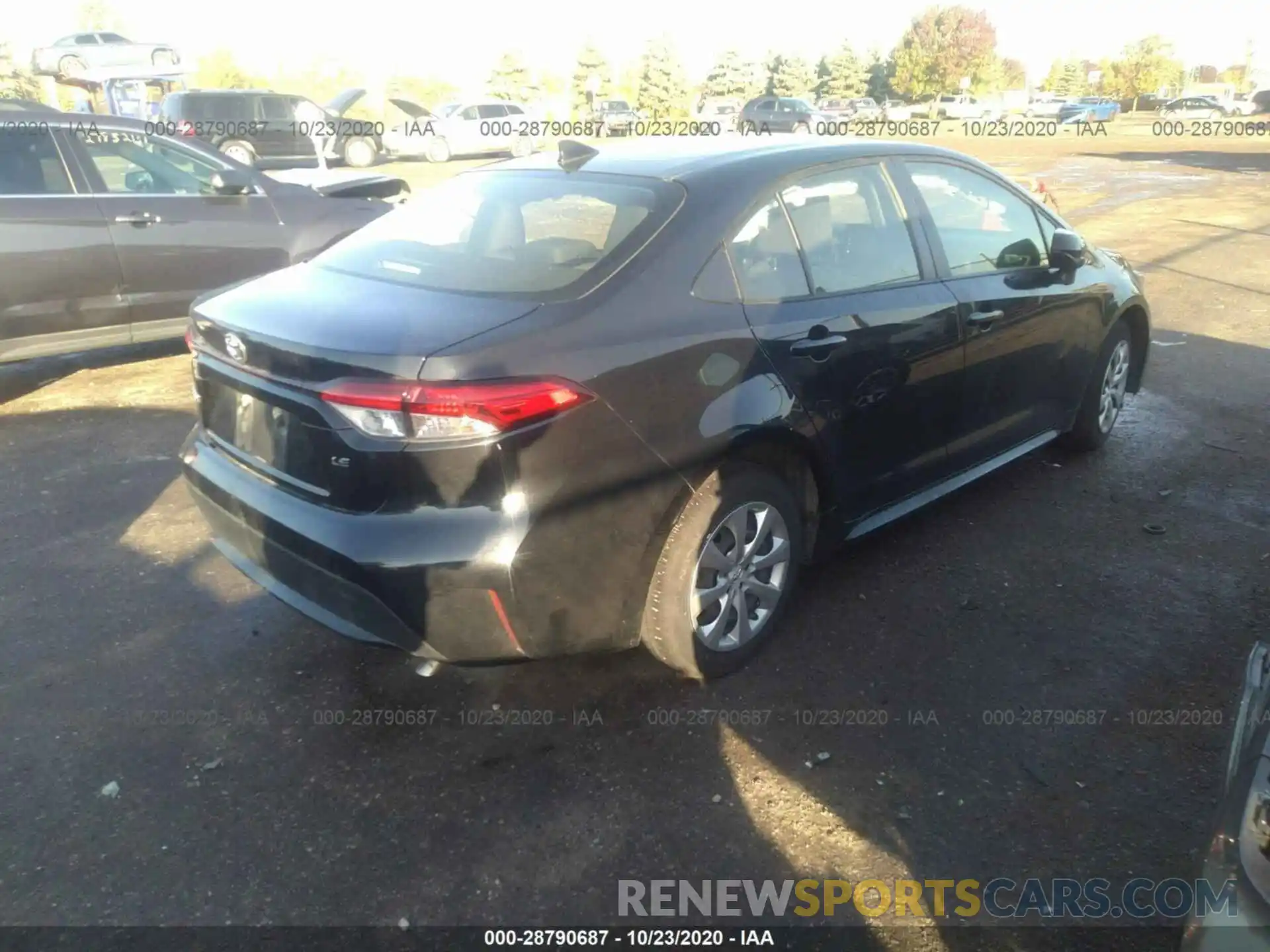 4 Photograph of a damaged car JTDEPRAE6LJ032787 TOYOTA COROLLA 2020