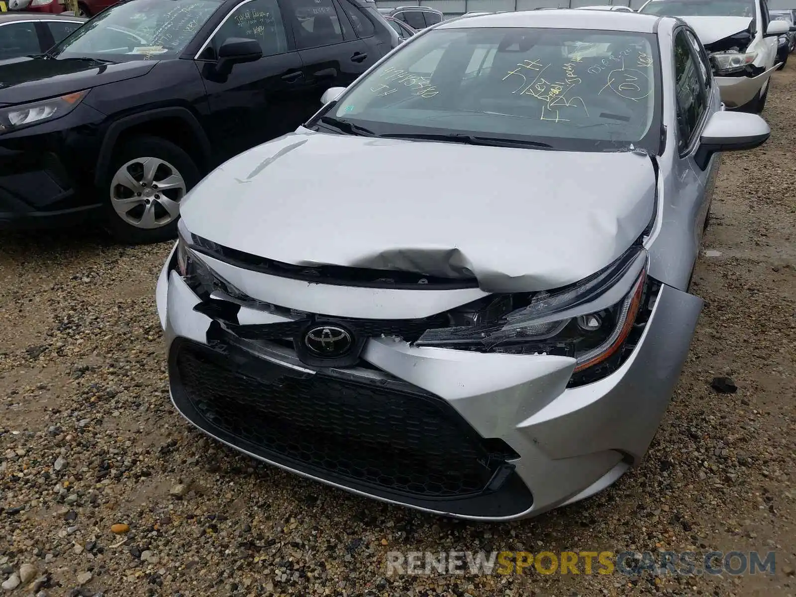 9 Photograph of a damaged car JTDEPRAE6LJ032837 TOYOTA COROLLA 2020