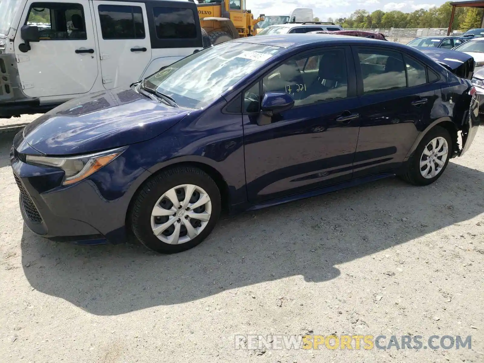 2 Photograph of a damaged car JTDEPRAE6LJ033034 TOYOTA COROLLA 2020