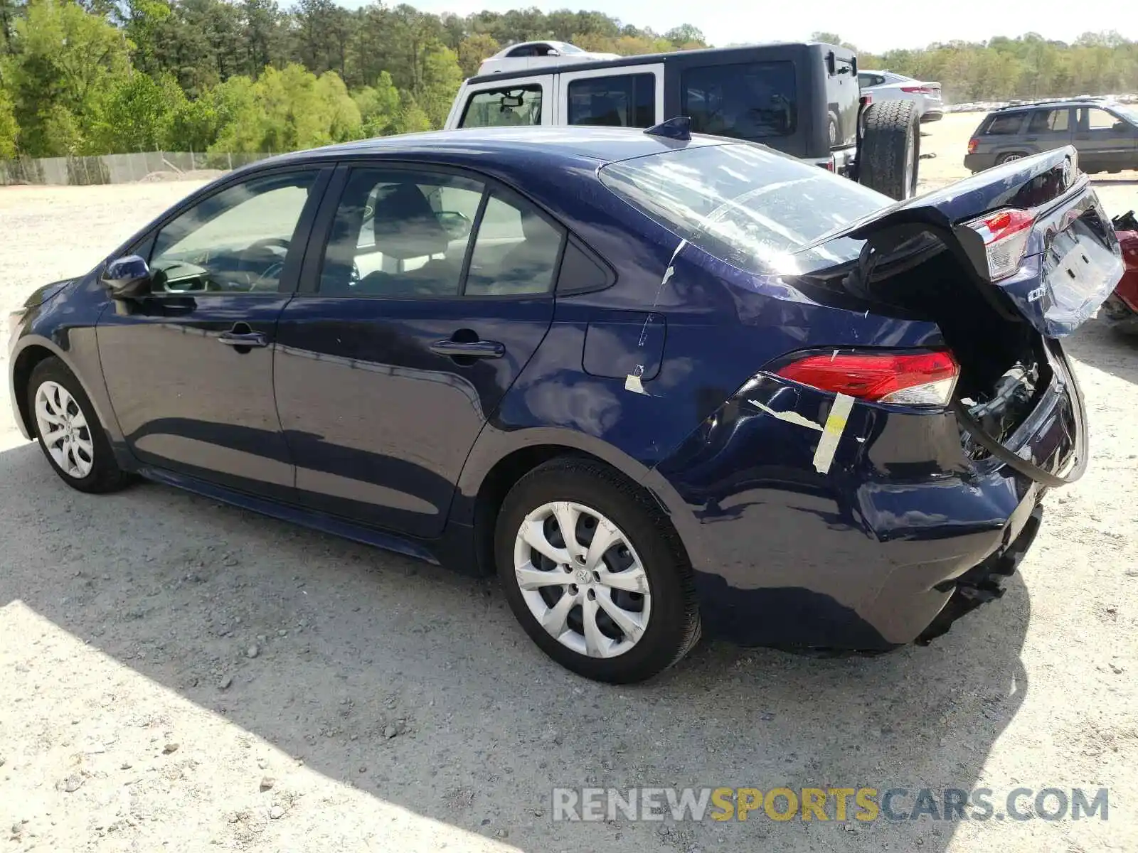 3 Photograph of a damaged car JTDEPRAE6LJ033034 TOYOTA COROLLA 2020