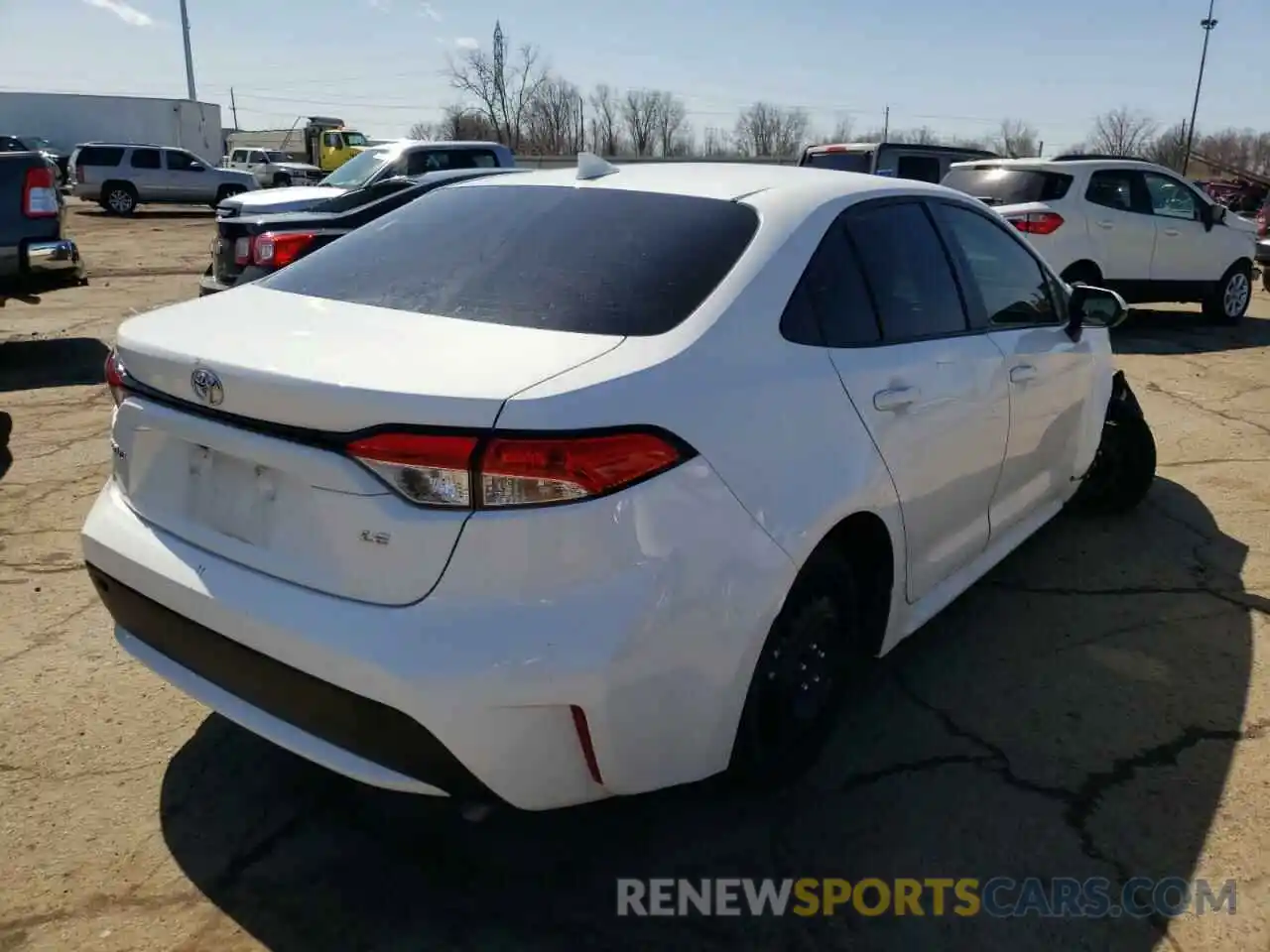 4 Photograph of a damaged car JTDEPRAE6LJ033504 TOYOTA COROLLA 2020