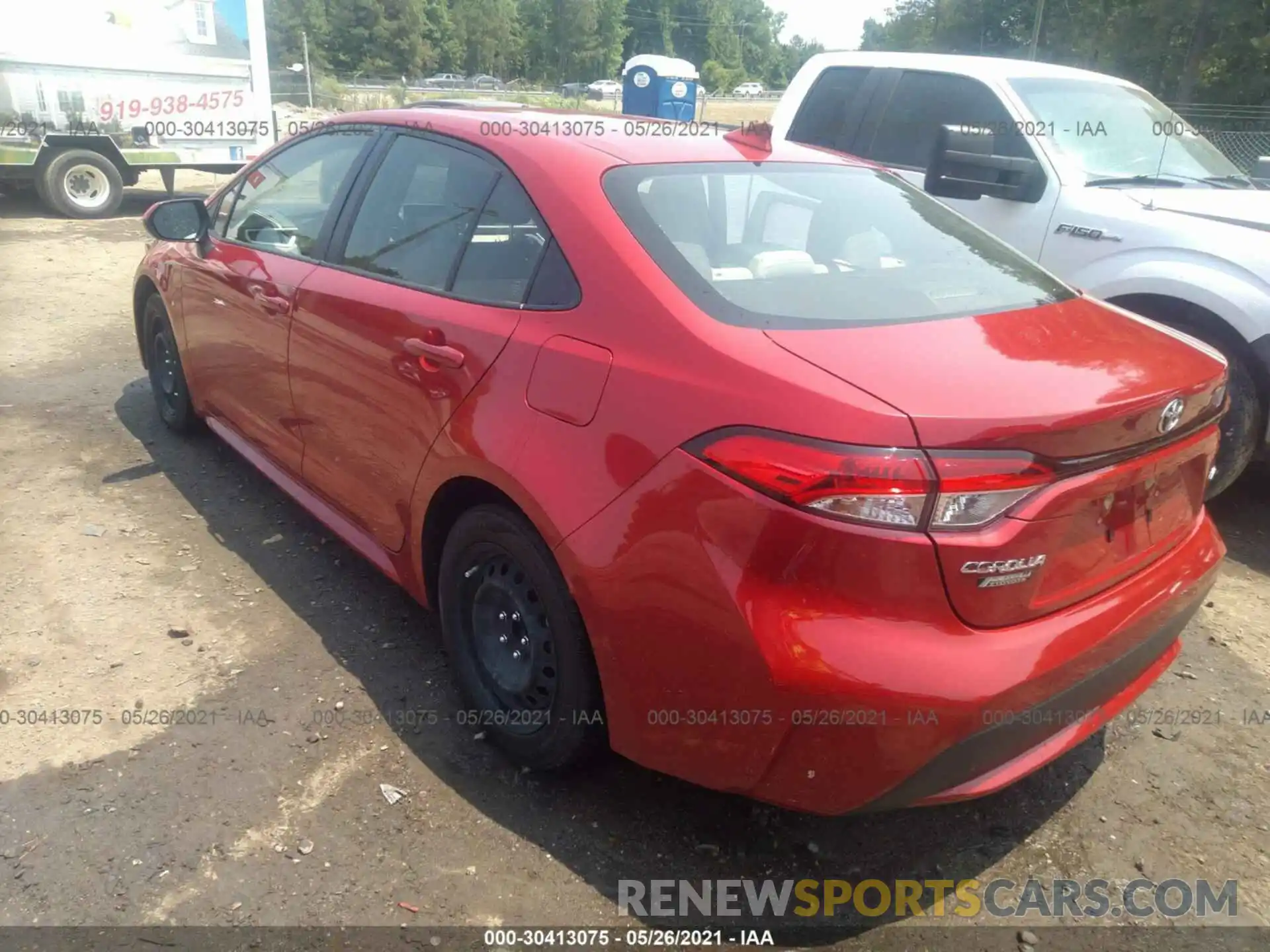 3 Photograph of a damaged car JTDEPRAE6LJ033616 TOYOTA COROLLA 2020