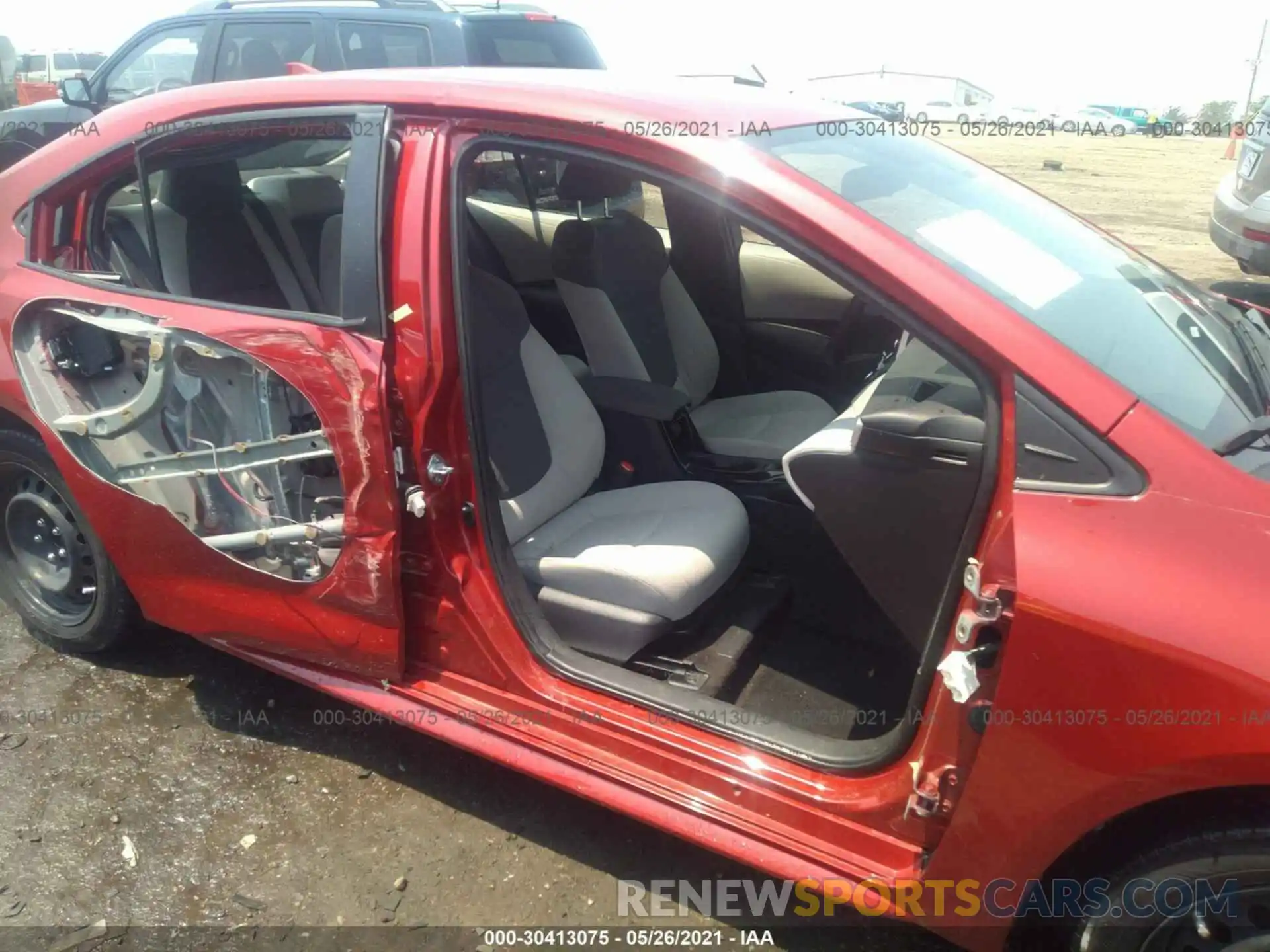 6 Photograph of a damaged car JTDEPRAE6LJ033616 TOYOTA COROLLA 2020