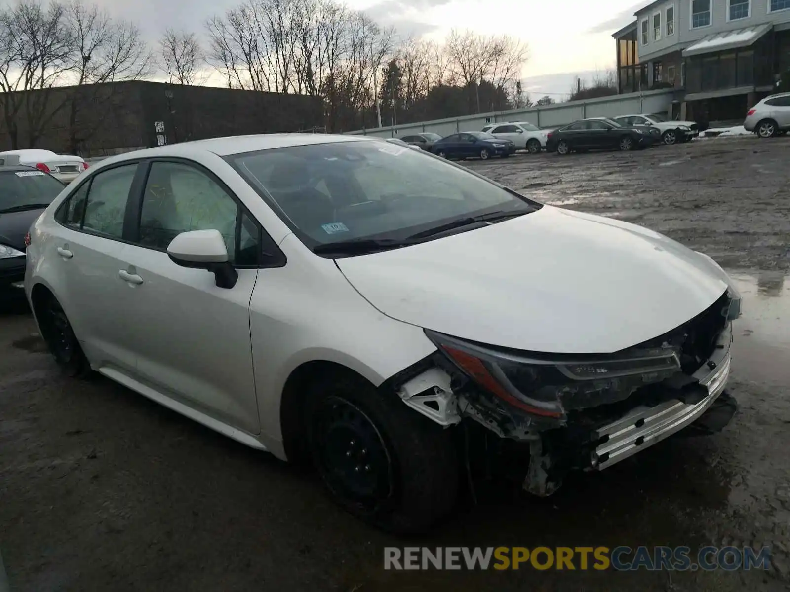 1 Photograph of a damaged car JTDEPRAE6LJ033695 TOYOTA COROLLA 2020