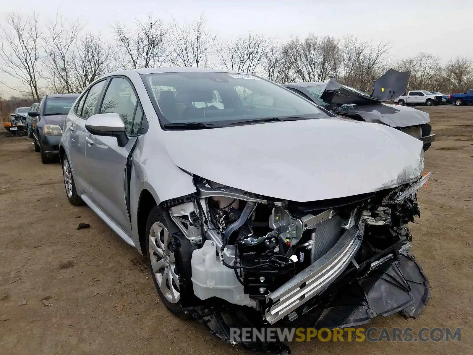 1 Фотография поврежденного автомобиля JTDEPRAE6LJ033986 TOYOTA COROLLA 2020
