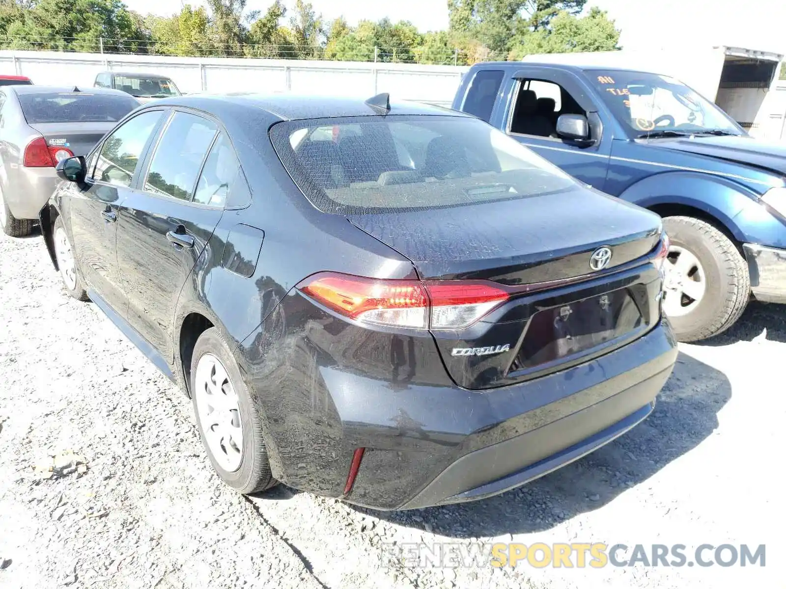 3 Photograph of a damaged car JTDEPRAE6LJ034507 TOYOTA COROLLA 2020