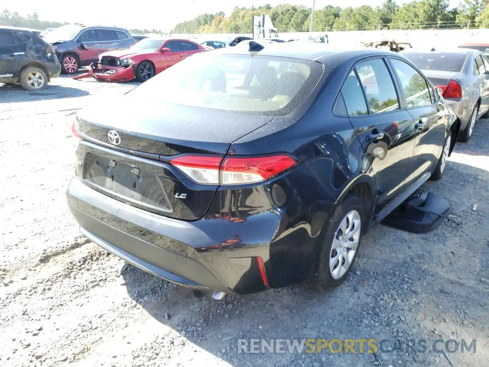 4 Photograph of a damaged car JTDEPRAE6LJ034507 TOYOTA COROLLA 2020