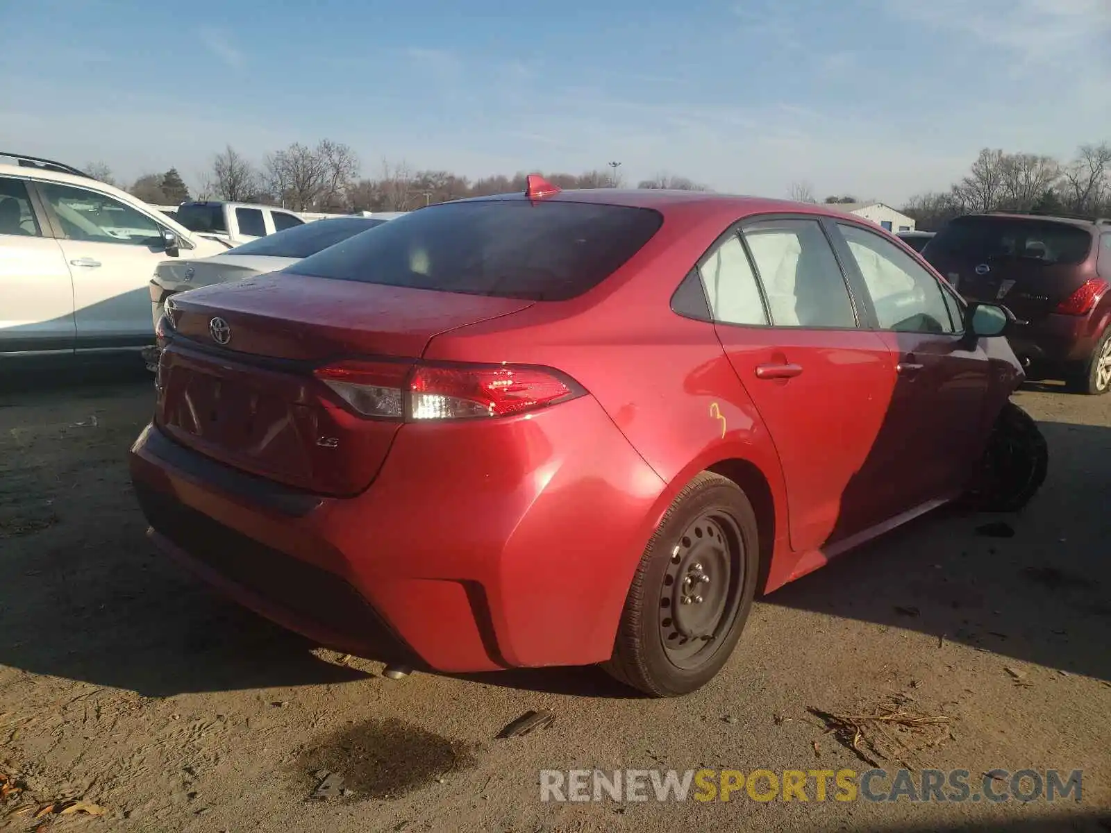 4 Photograph of a damaged car JTDEPRAE6LJ034622 TOYOTA COROLLA 2020