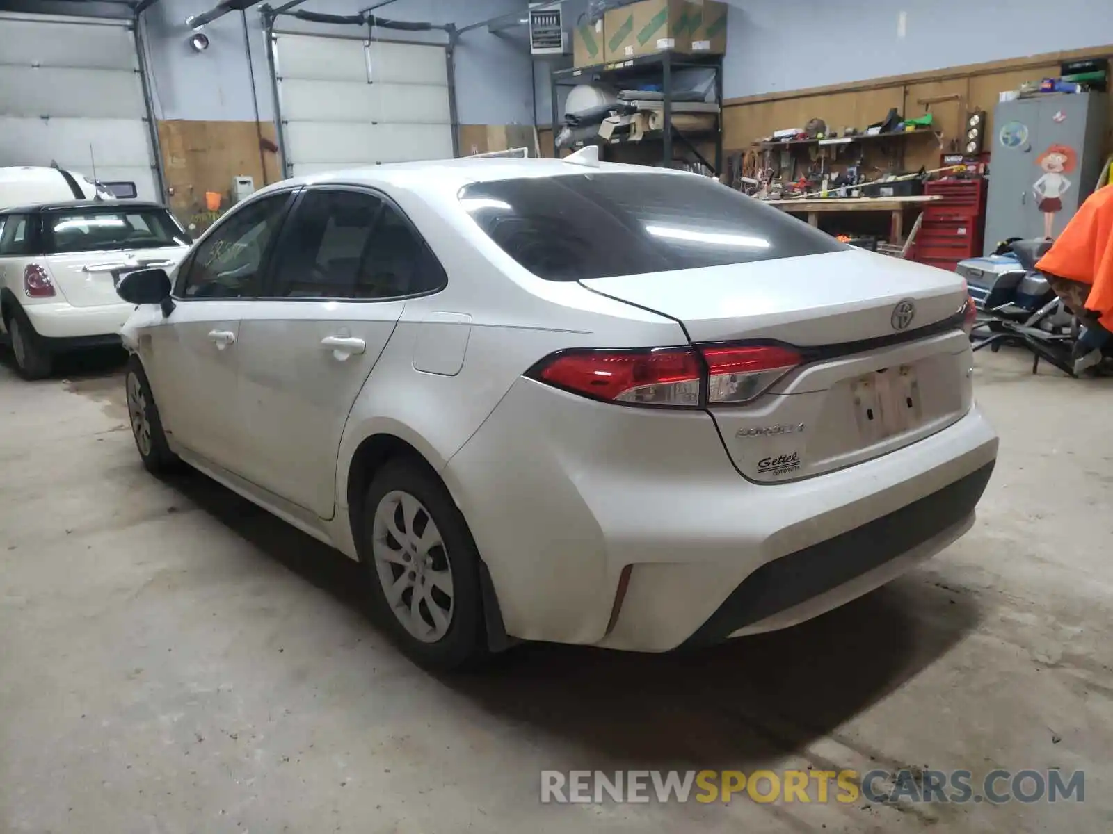 3 Photograph of a damaged car JTDEPRAE6LJ034782 TOYOTA COROLLA 2020