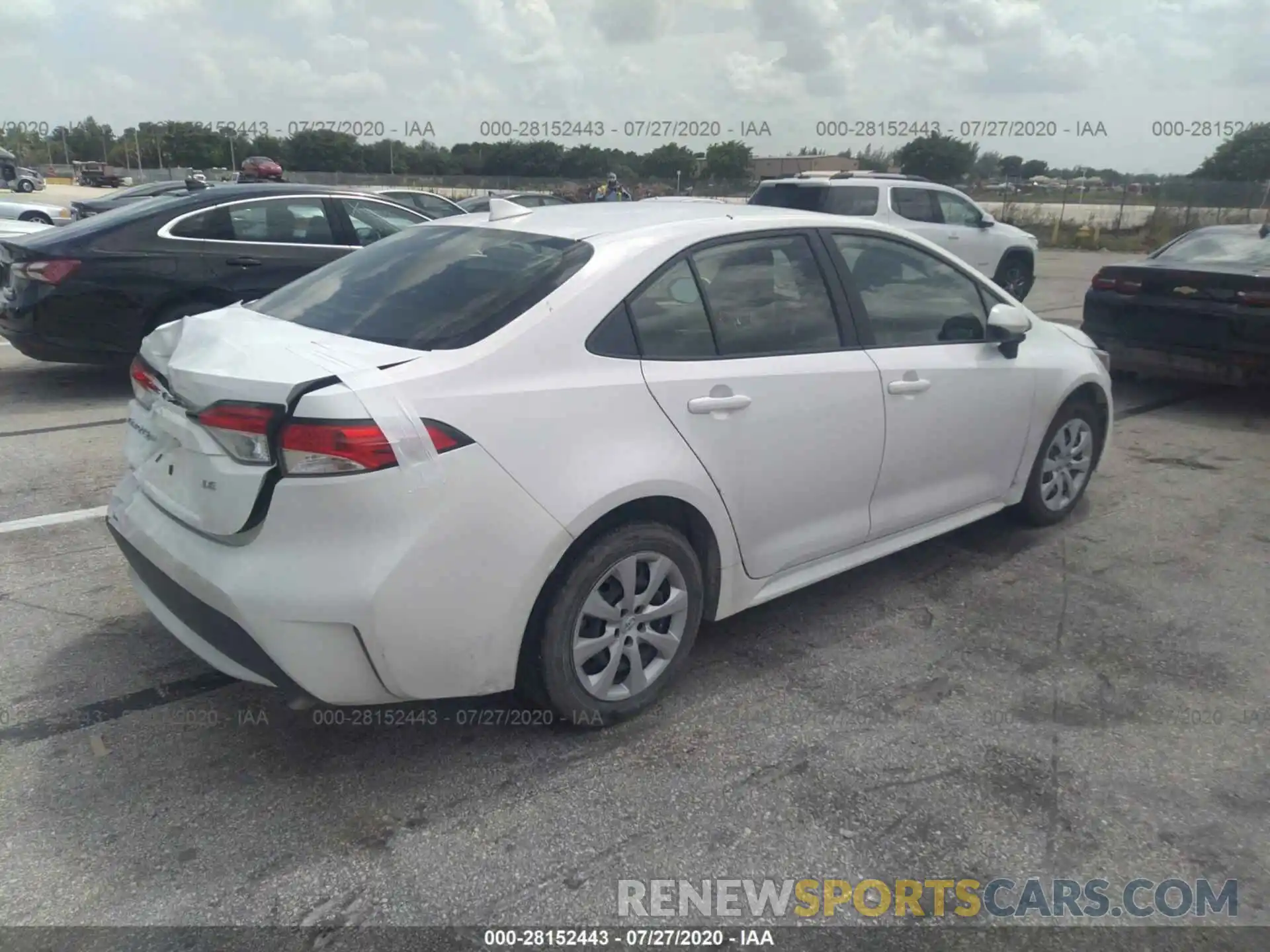 4 Photograph of a damaged car JTDEPRAE6LJ035012 TOYOTA COROLLA 2020