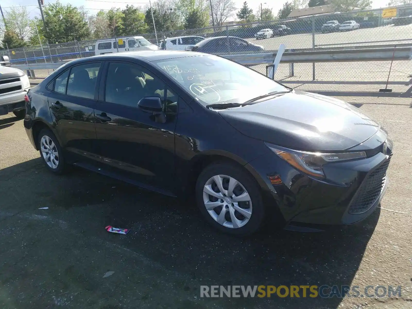 1 Photograph of a damaged car JTDEPRAE6LJ035219 TOYOTA COROLLA 2020