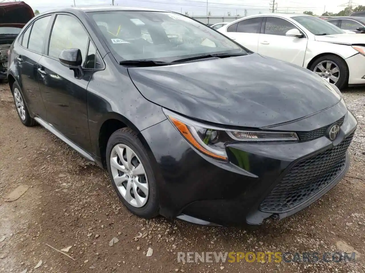 1 Photograph of a damaged car JTDEPRAE6LJ035690 TOYOTA COROLLA 2020