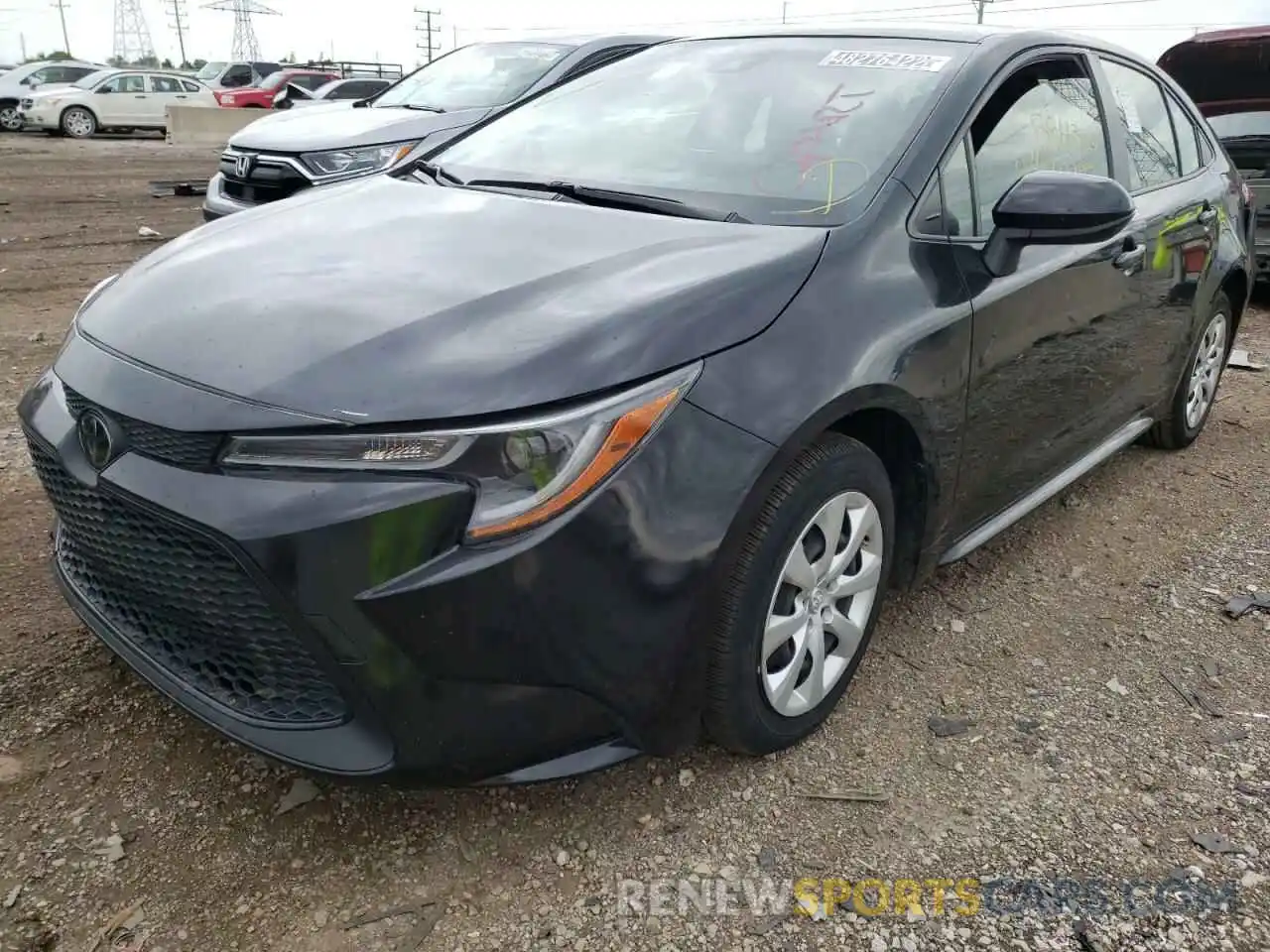 2 Photograph of a damaged car JTDEPRAE6LJ035690 TOYOTA COROLLA 2020