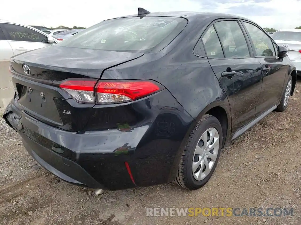 4 Photograph of a damaged car JTDEPRAE6LJ035690 TOYOTA COROLLA 2020