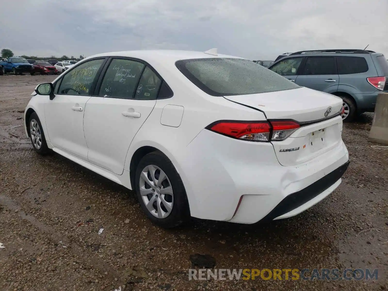 3 Photograph of a damaged car JTDEPRAE6LJ036449 TOYOTA COROLLA 2020