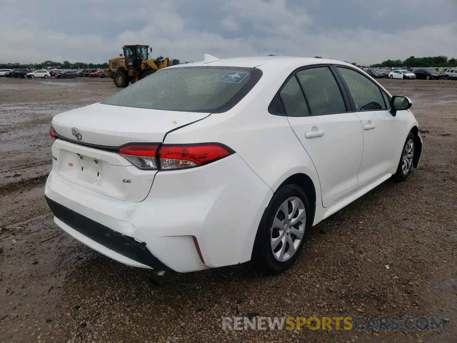 4 Photograph of a damaged car JTDEPRAE6LJ036449 TOYOTA COROLLA 2020