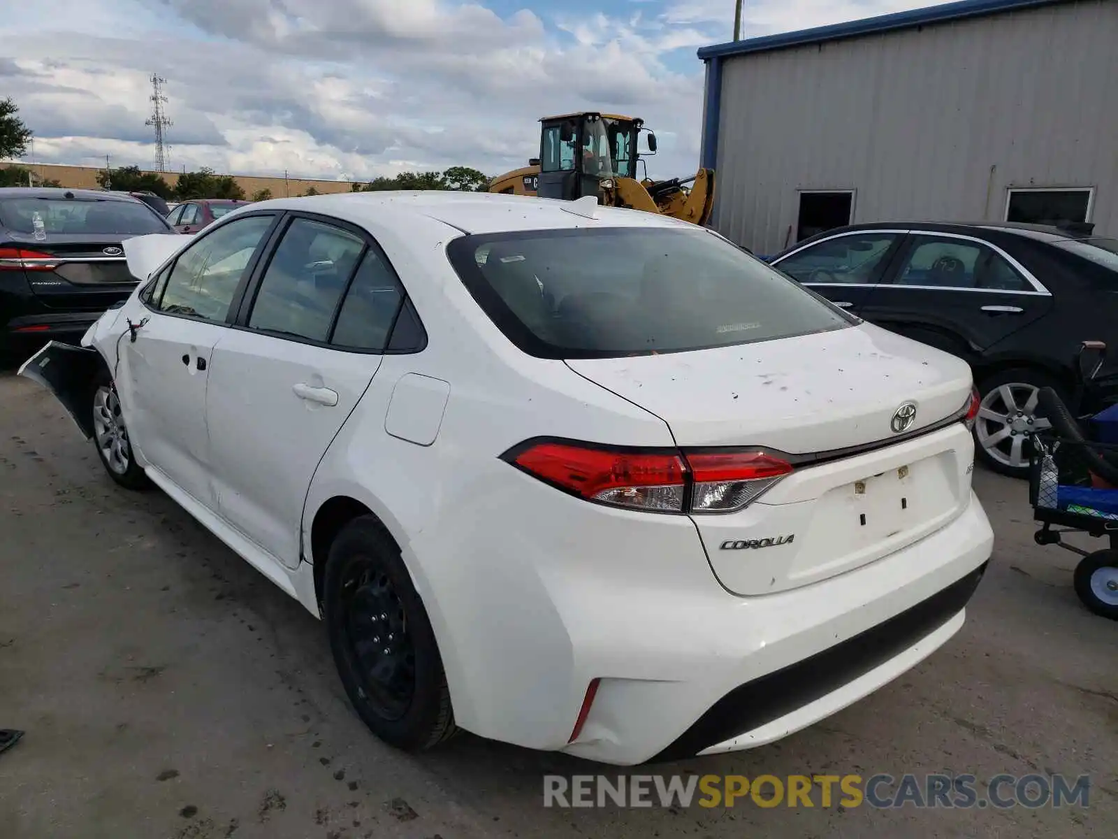 3 Photograph of a damaged car JTDEPRAE6LJ036712 TOYOTA COROLLA 2020