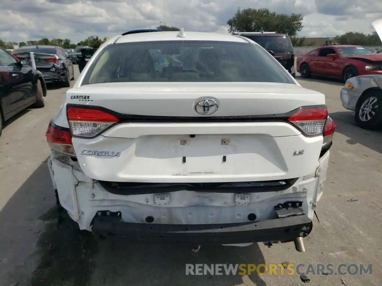 9 Photograph of a damaged car JTDEPRAE6LJ036855 TOYOTA COROLLA 2020