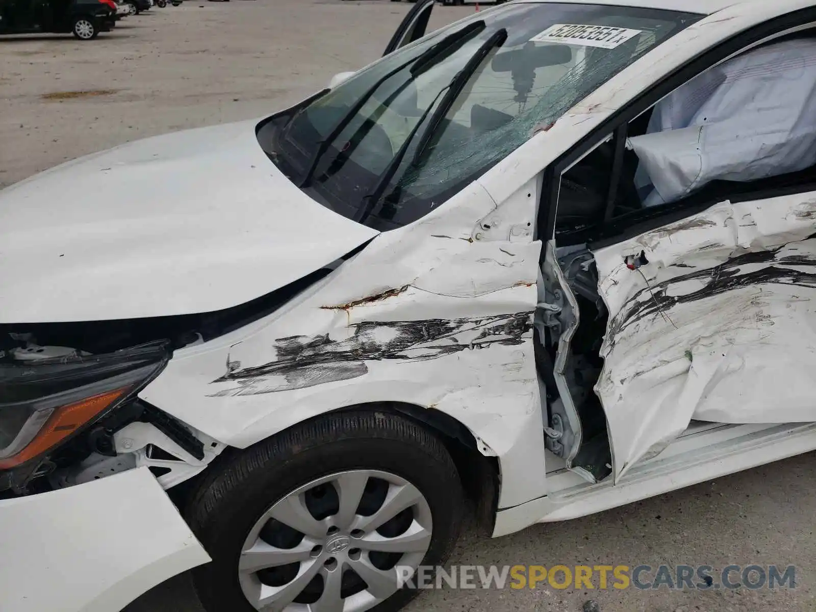 10 Photograph of a damaged car JTDEPRAE6LJ036936 TOYOTA COROLLA 2020