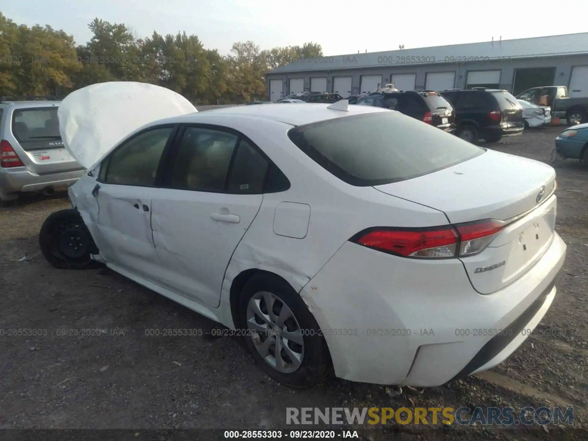 3 Photograph of a damaged car JTDEPRAE6LJ037052 TOYOTA COROLLA 2020