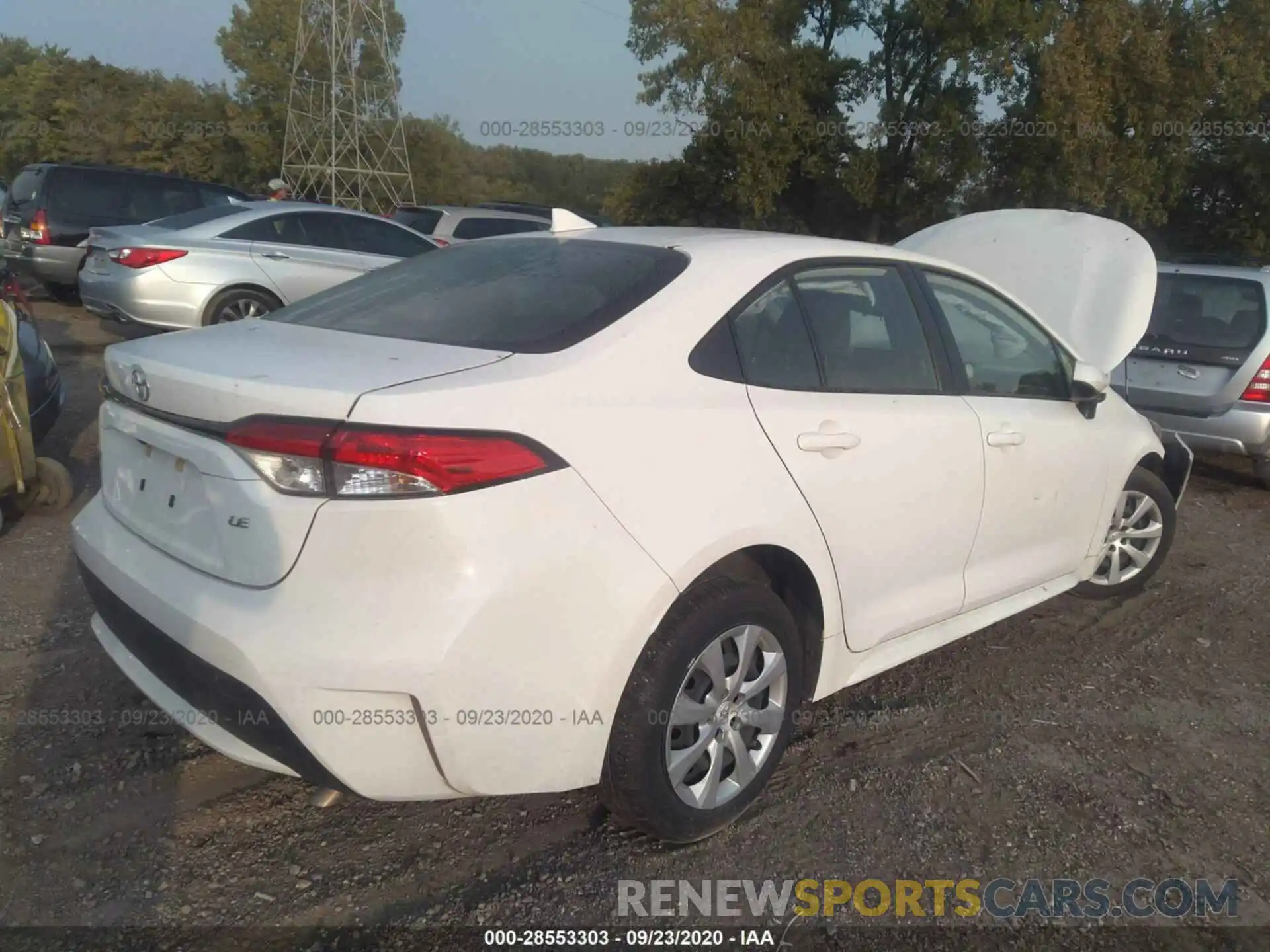 4 Photograph of a damaged car JTDEPRAE6LJ037052 TOYOTA COROLLA 2020