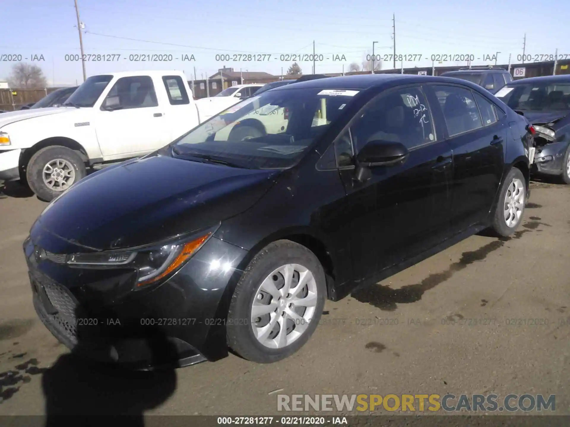 2 Photograph of a damaged car JTDEPRAE6LJ037391 TOYOTA COROLLA 2020