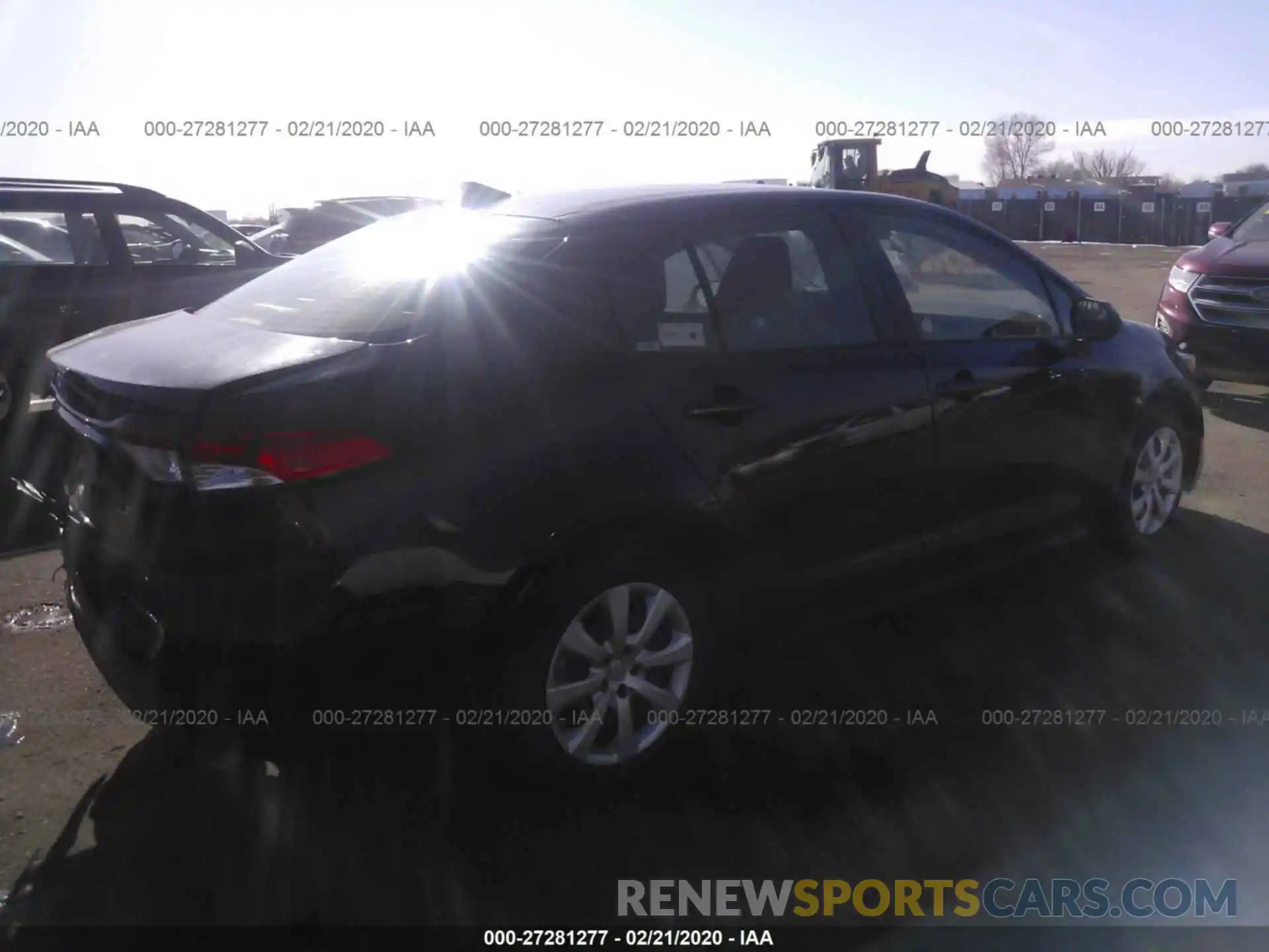 4 Photograph of a damaged car JTDEPRAE6LJ037391 TOYOTA COROLLA 2020