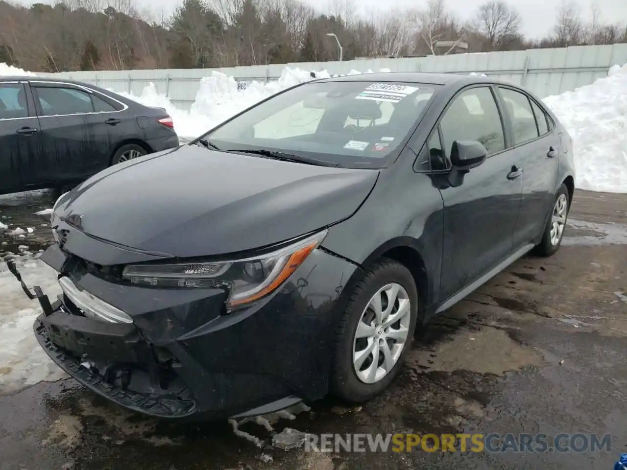 2 Photograph of a damaged car JTDEPRAE6LJ037827 TOYOTA COROLLA 2020