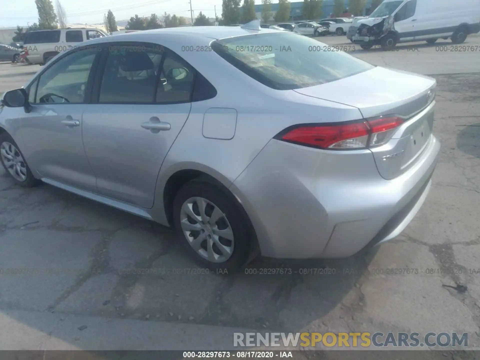 3 Photograph of a damaged car JTDEPRAE6LJ037990 TOYOTA COROLLA 2020