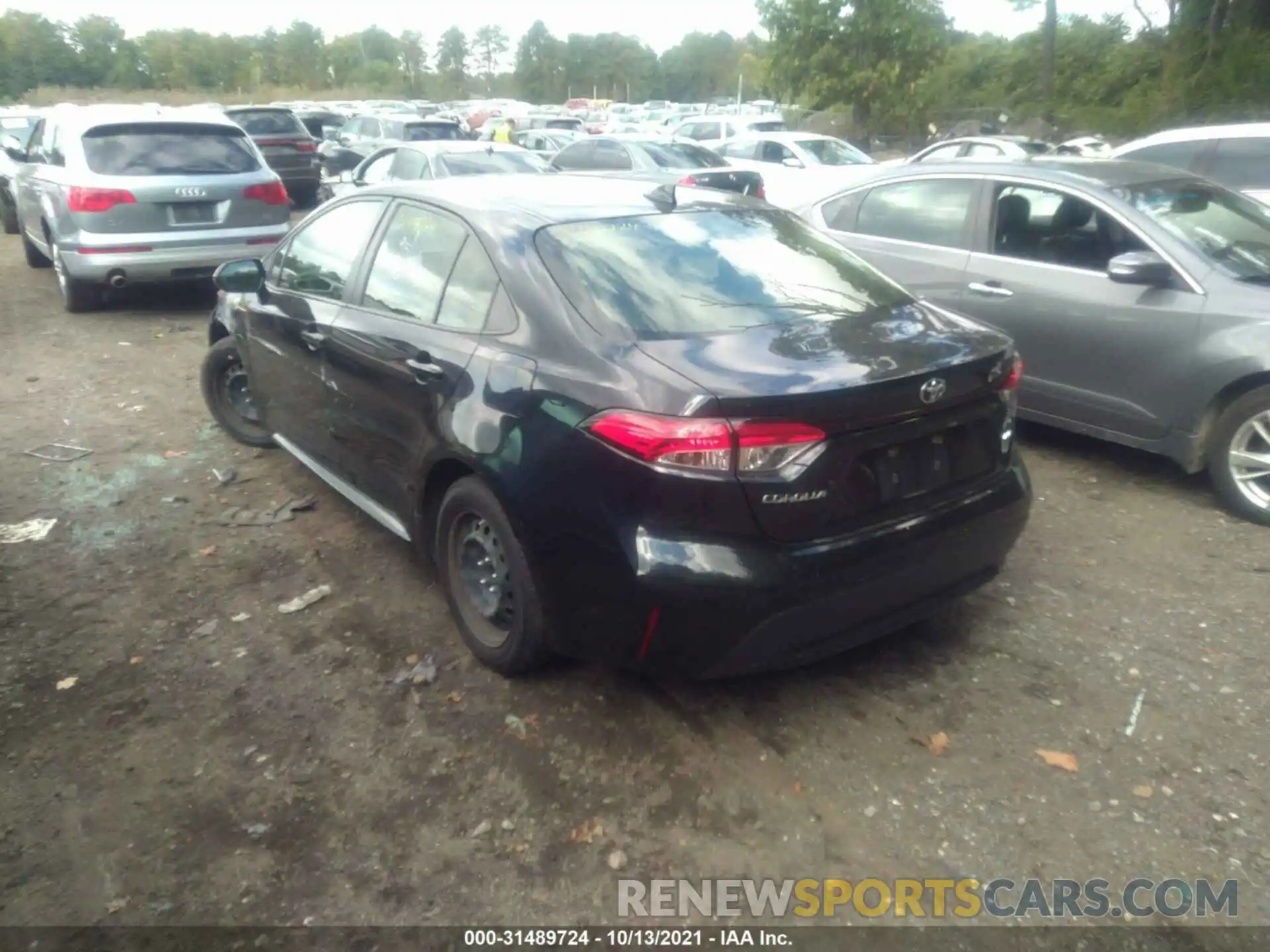 3 Photograph of a damaged car JTDEPRAE6LJ038363 TOYOTA COROLLA 2020