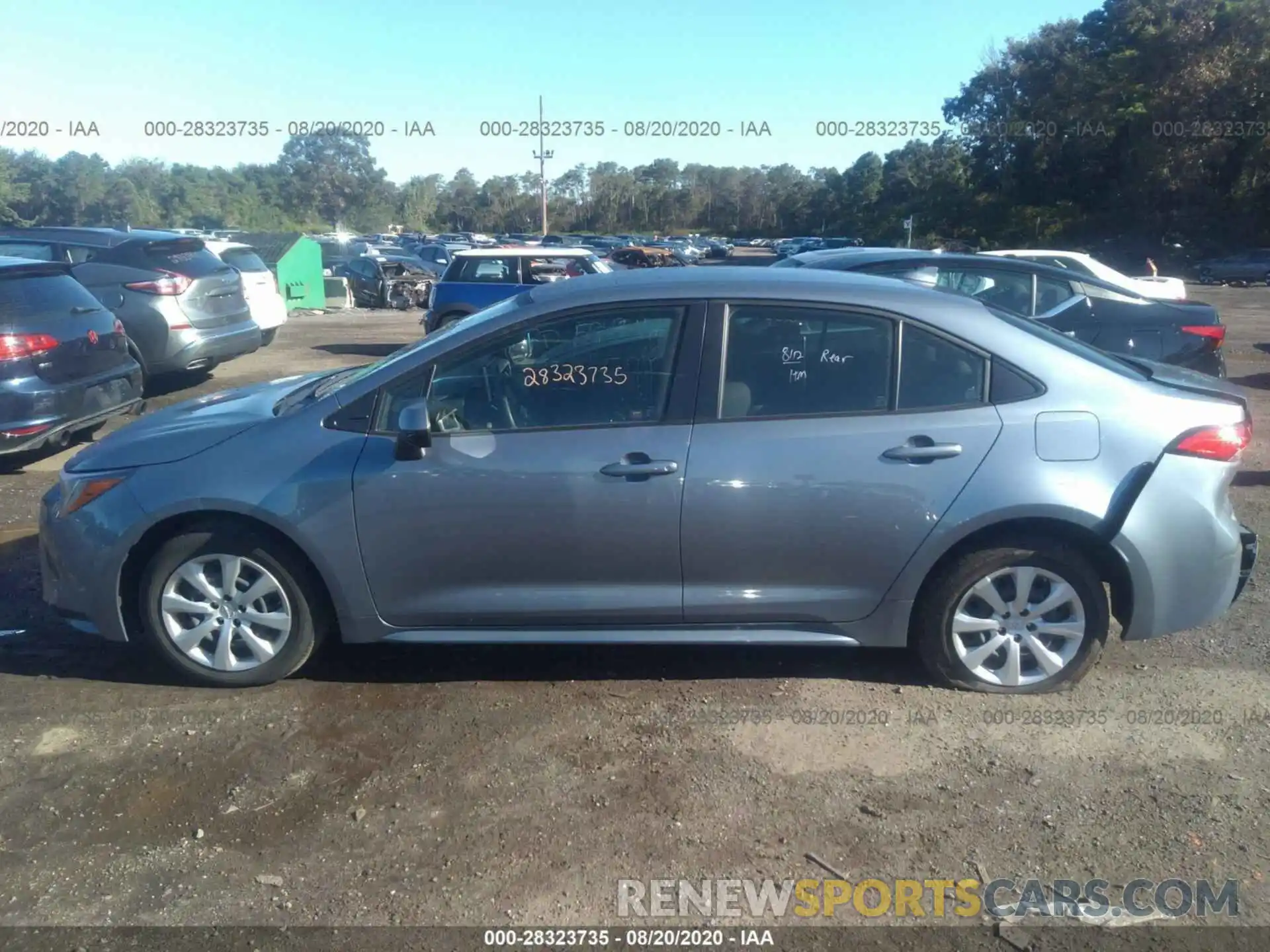 6 Photograph of a damaged car JTDEPRAE6LJ038766 TOYOTA COROLLA 2020