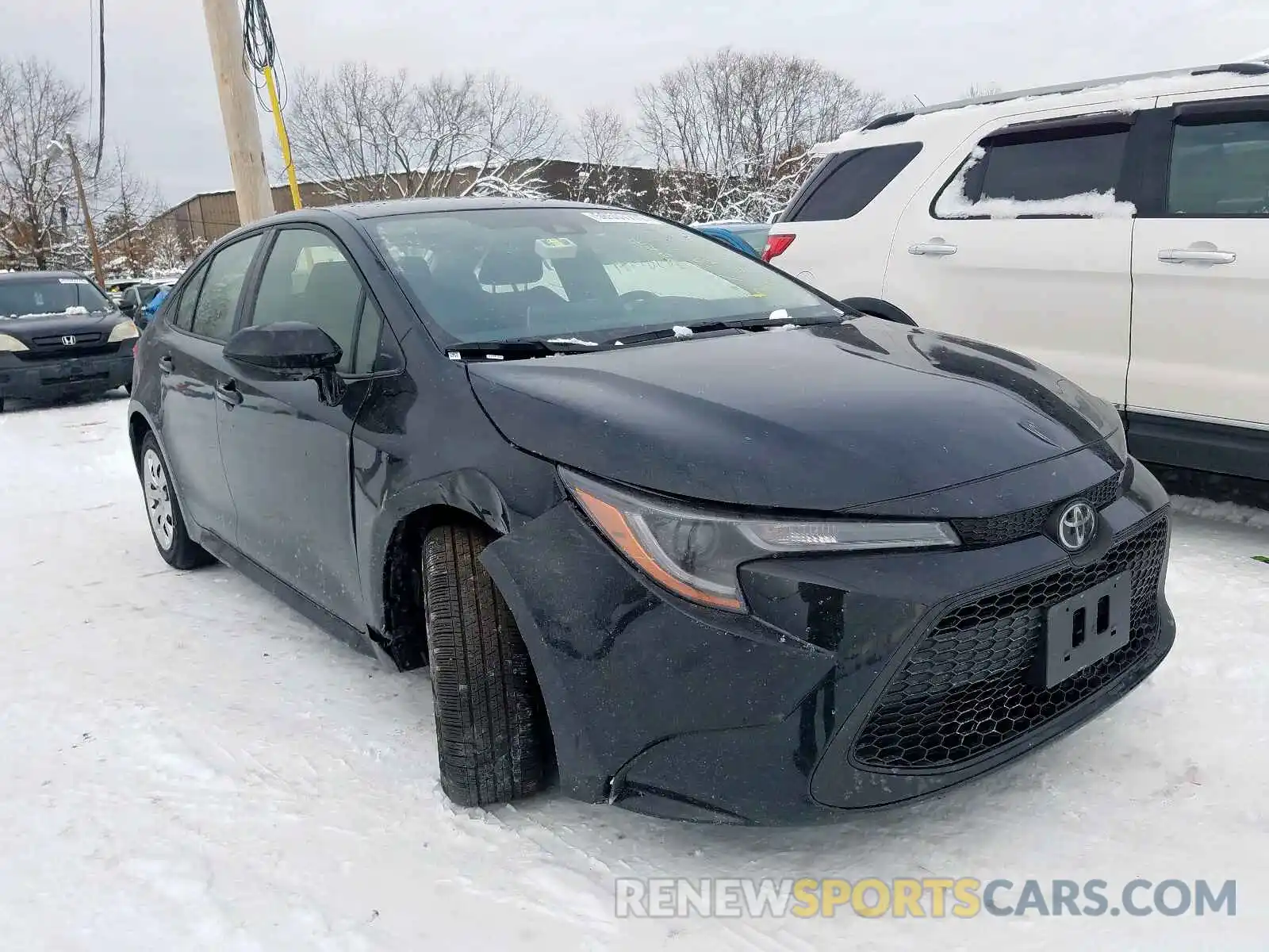 1 Photograph of a damaged car JTDEPRAE6LJ038816 TOYOTA COROLLA 2020