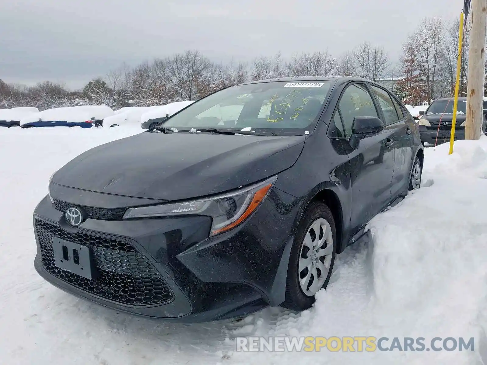 2 Photograph of a damaged car JTDEPRAE6LJ038816 TOYOTA COROLLA 2020