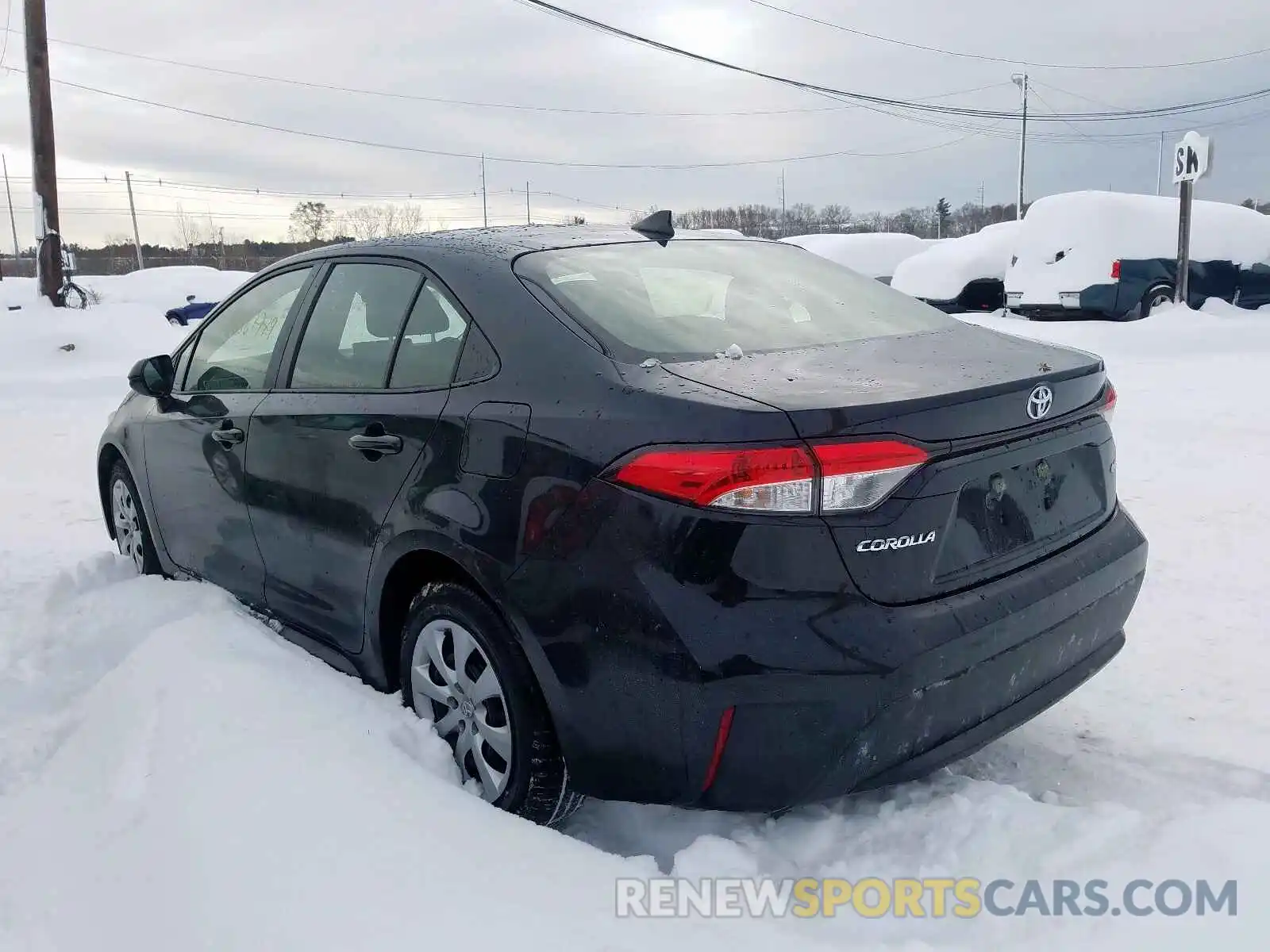 3 Photograph of a damaged car JTDEPRAE6LJ038816 TOYOTA COROLLA 2020