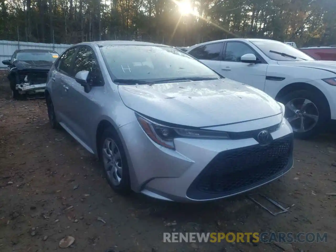 1 Photograph of a damaged car JTDEPRAE6LJ038864 TOYOTA COROLLA 2020