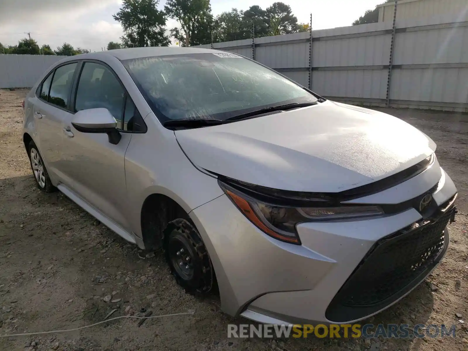 1 Photograph of a damaged car JTDEPRAE6LJ038962 TOYOTA COROLLA 2020