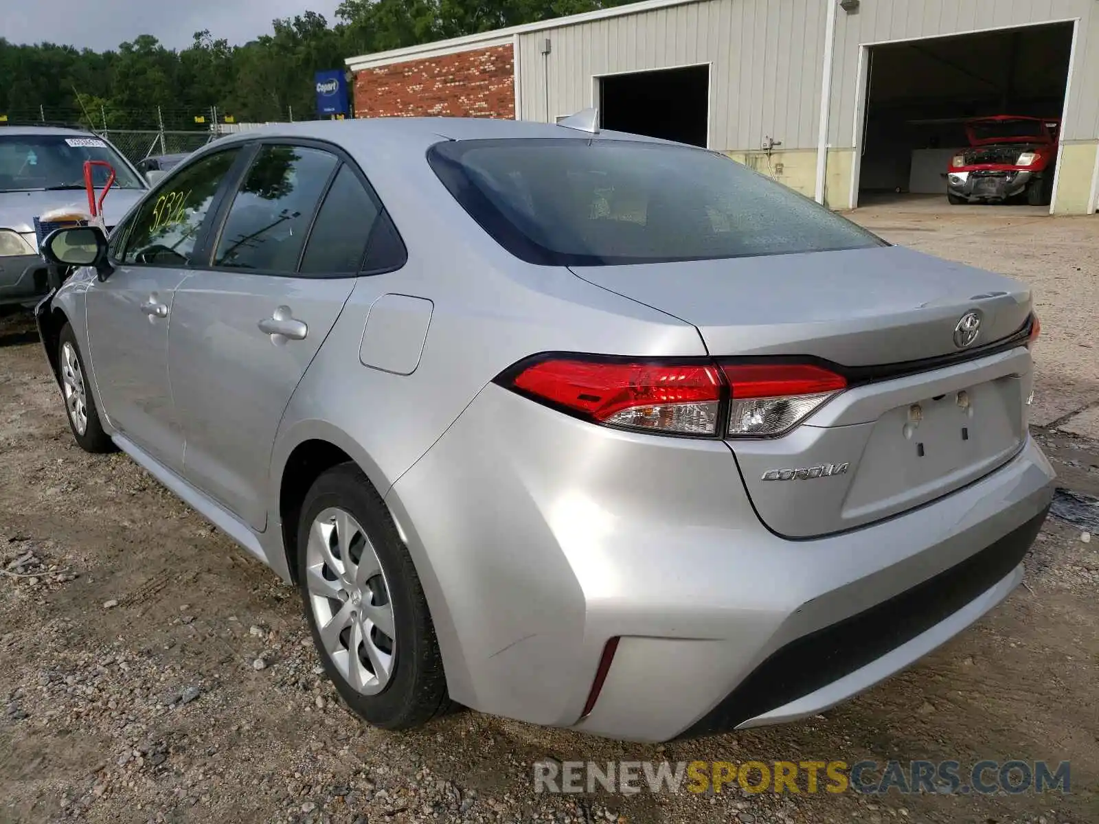 3 Photograph of a damaged car JTDEPRAE6LJ038962 TOYOTA COROLLA 2020