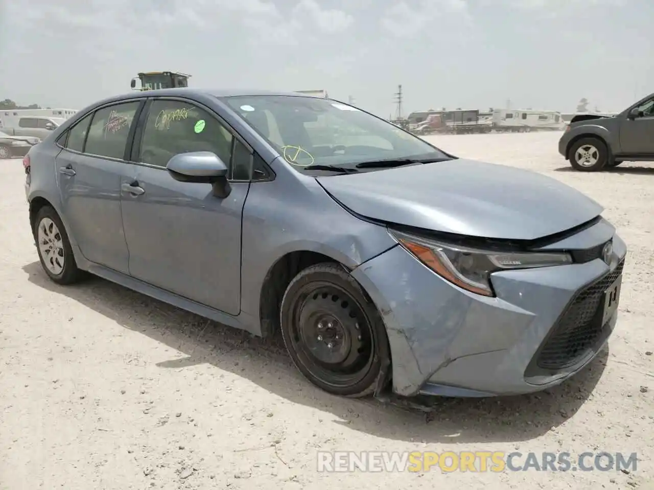 1 Photograph of a damaged car JTDEPRAE6LJ039657 TOYOTA COROLLA 2020