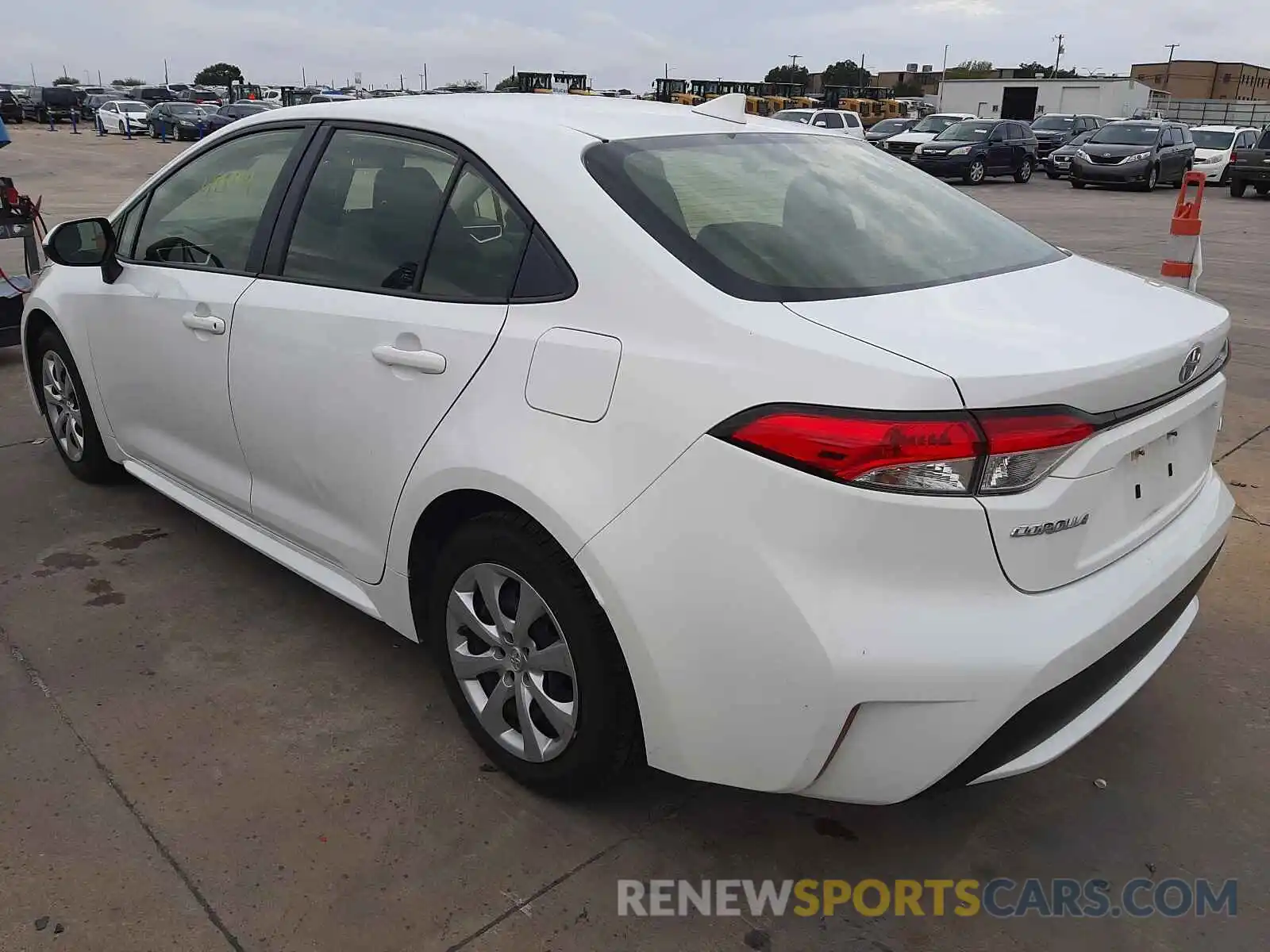 3 Photograph of a damaged car JTDEPRAE6LJ039903 TOYOTA COROLLA 2020