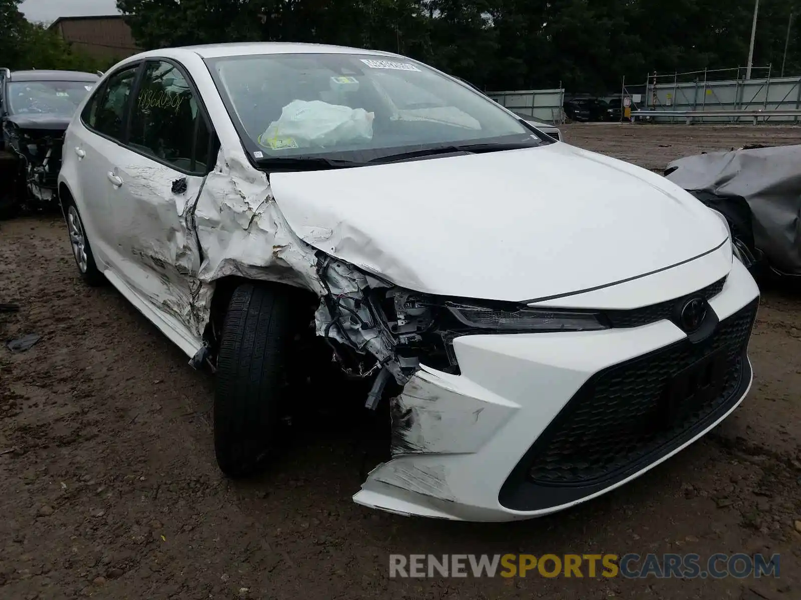 1 Photograph of a damaged car JTDEPRAE6LJ040324 TOYOTA COROLLA 2020