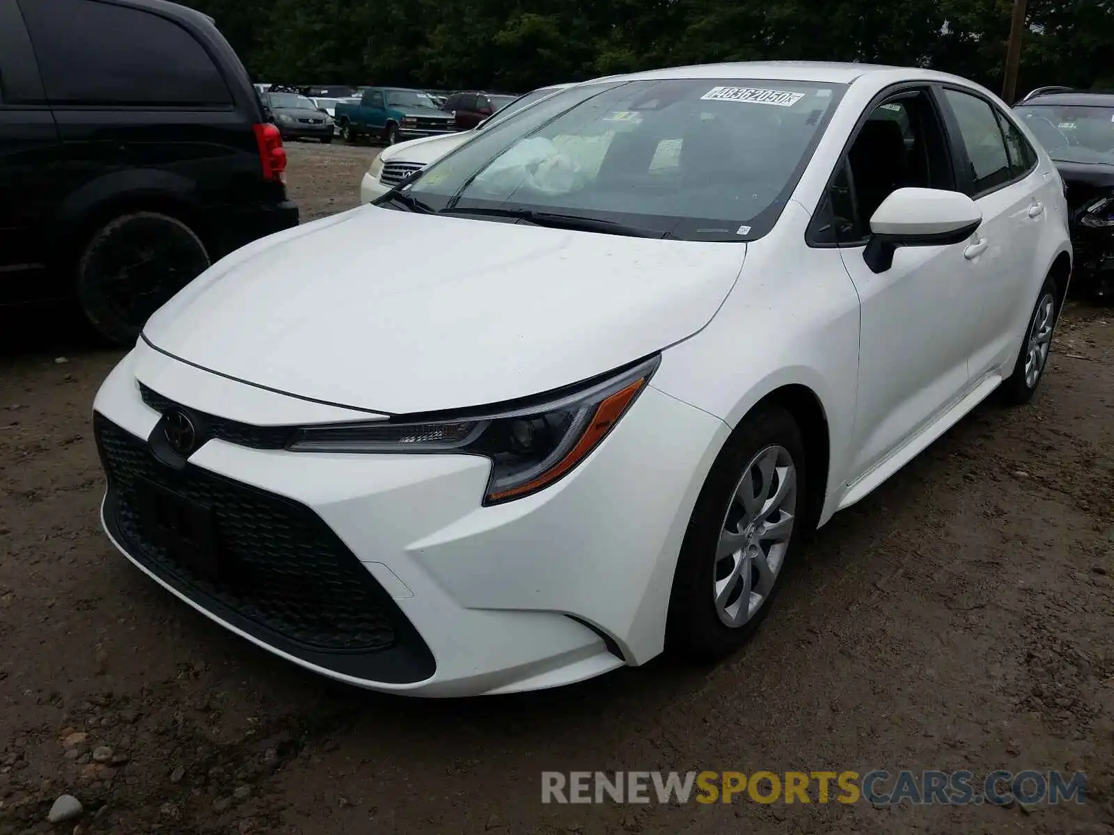 2 Photograph of a damaged car JTDEPRAE6LJ040324 TOYOTA COROLLA 2020