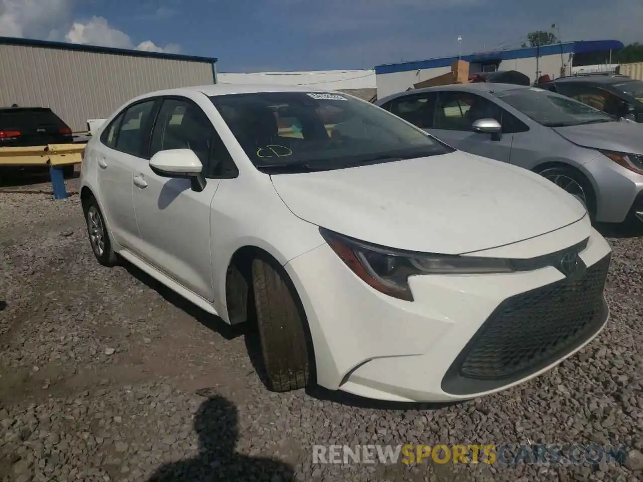 1 Photograph of a damaged car JTDEPRAE6LJ040419 TOYOTA COROLLA 2020