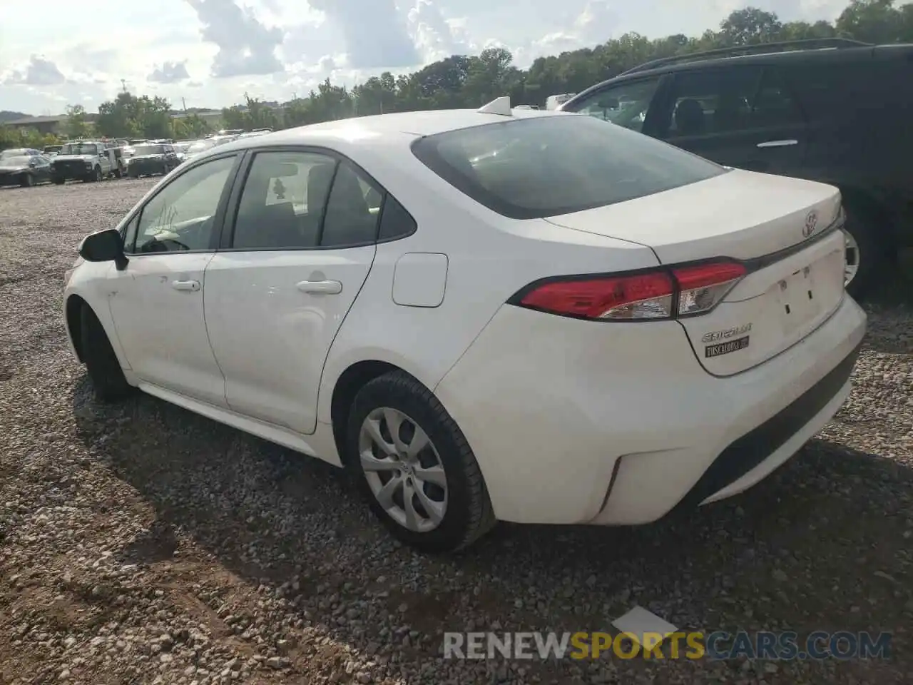 3 Photograph of a damaged car JTDEPRAE6LJ040419 TOYOTA COROLLA 2020