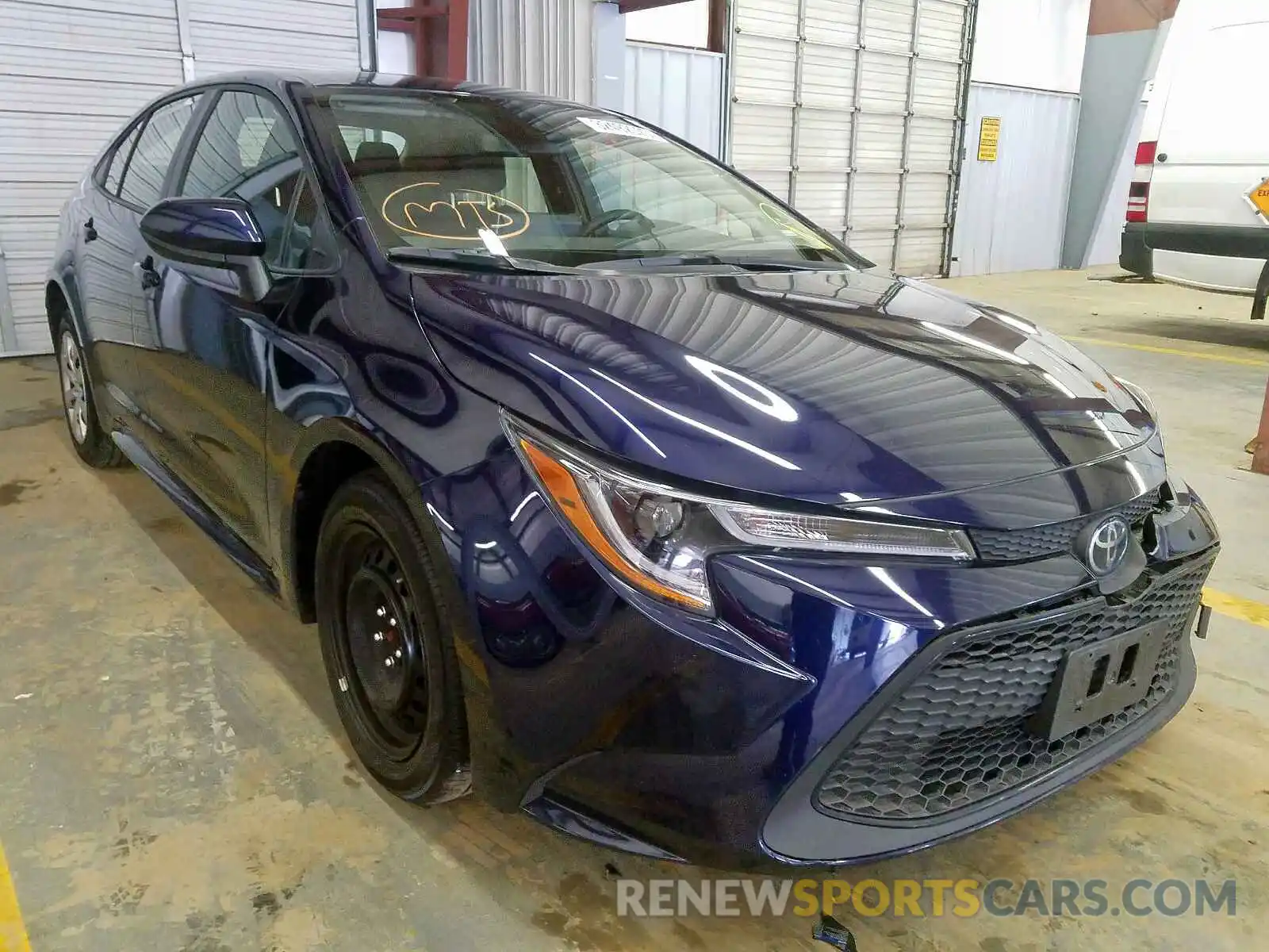 1 Photograph of a damaged car JTDEPRAE6LJ040842 TOYOTA COROLLA 2020