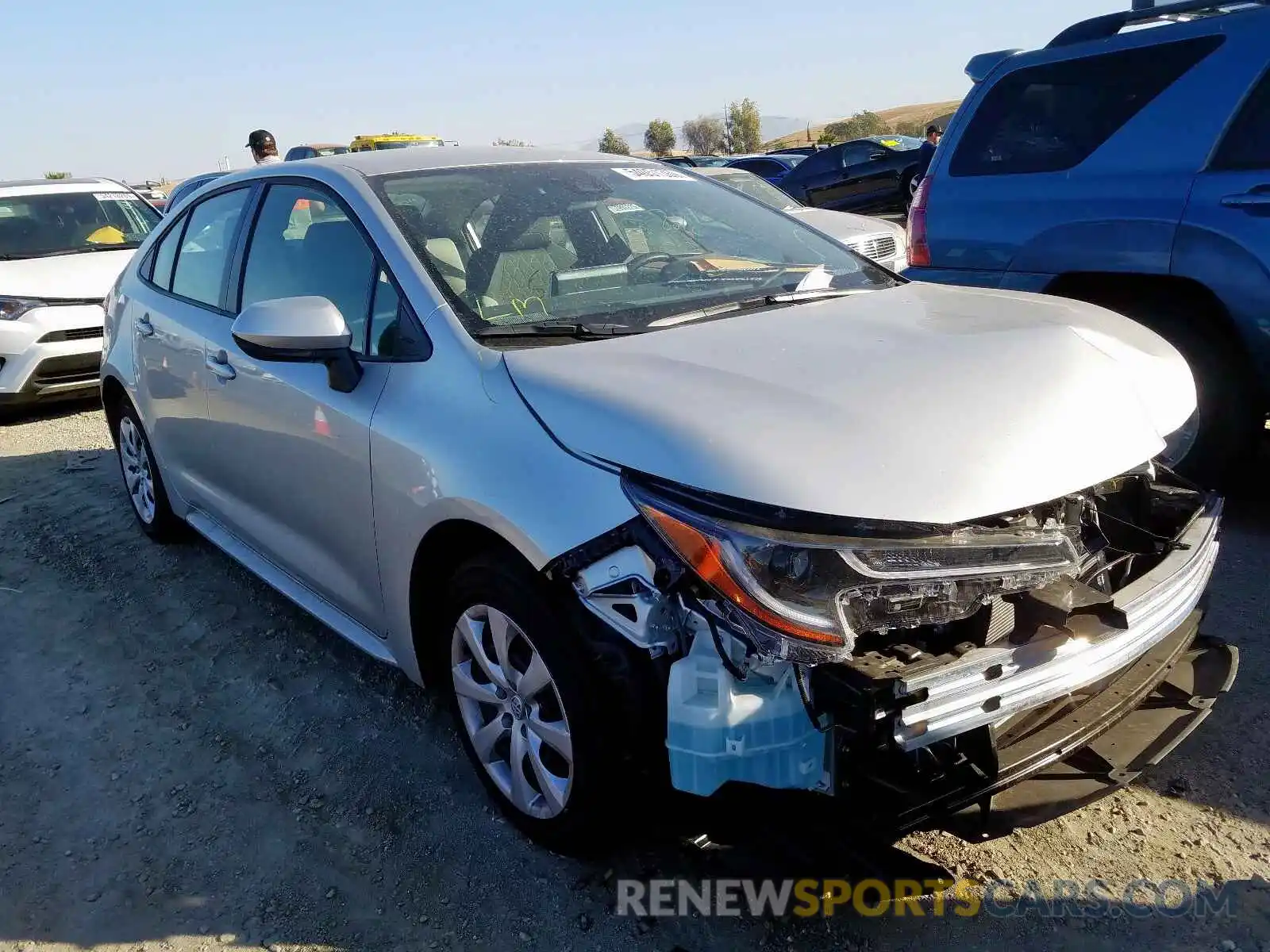 1 Photograph of a damaged car JTDEPRAE6LJ040999 TOYOTA COROLLA 2020