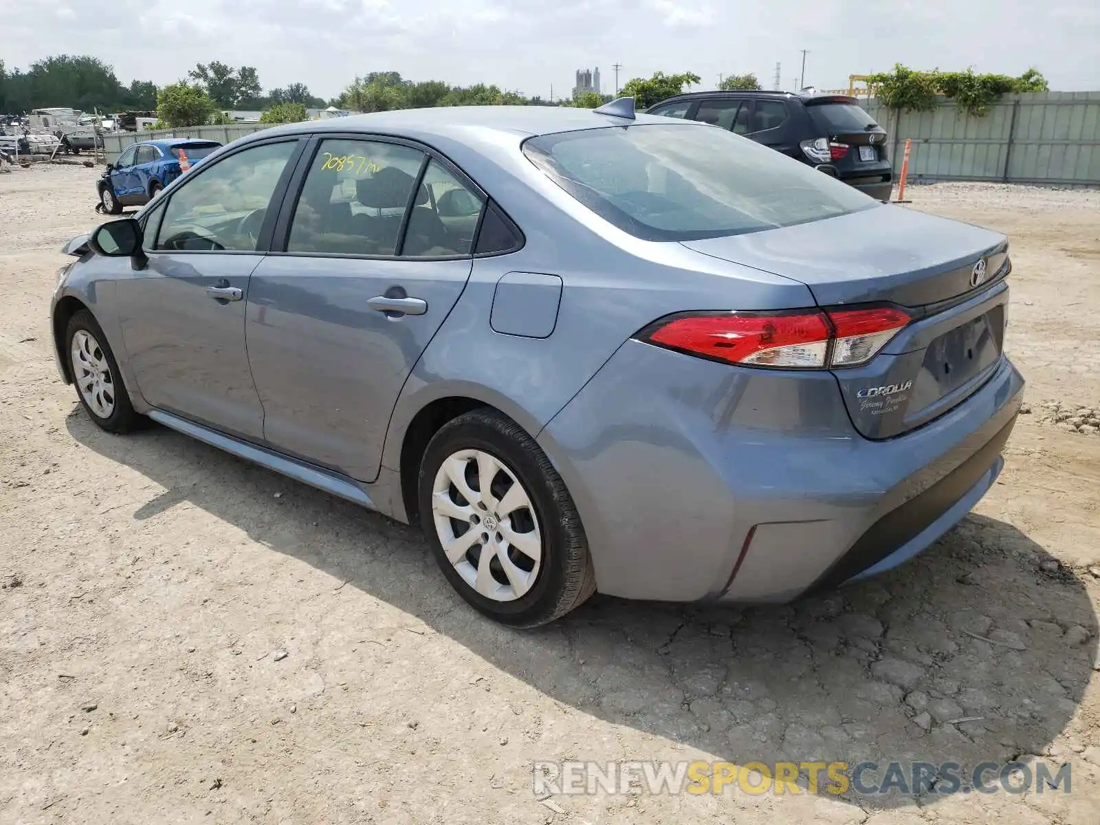 3 Photograph of a damaged car JTDEPRAE6LJ041067 TOYOTA COROLLA 2020